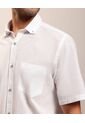 Camisa Para Hombre Manga Corta Con Bolsillo Cuello Button D Color Blanco Marca Patprimo #44013137 de Patprimo
