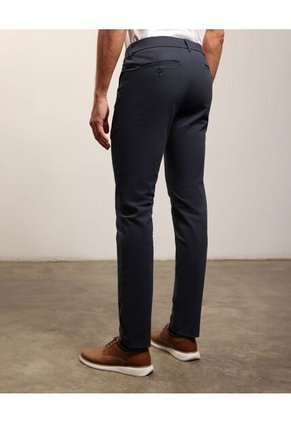 Pantalon Tipo Chino Unicolor   Para Hombre Azul Patprimo