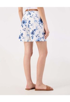 Bermuda  Para Mujer Regular Corto Color Azul Marca Patprimo #30100400