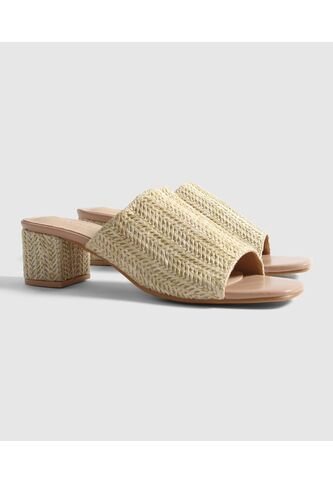 Sandalias Para Mujer Tacon Color Crudo Marca Patprimo #30690092 Patprimo