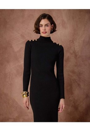 Vestido Para Mujer M/L Medio Color Negro Marca Patprimo #30171082