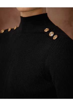 Vestido Para Mujer M/L Medio Color Negro Marca Patprimo #30171082