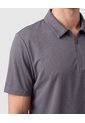 Polo Con Cierre De Cremallera Para Hombre  Para Hombre Gris Patprimo de Patprimo