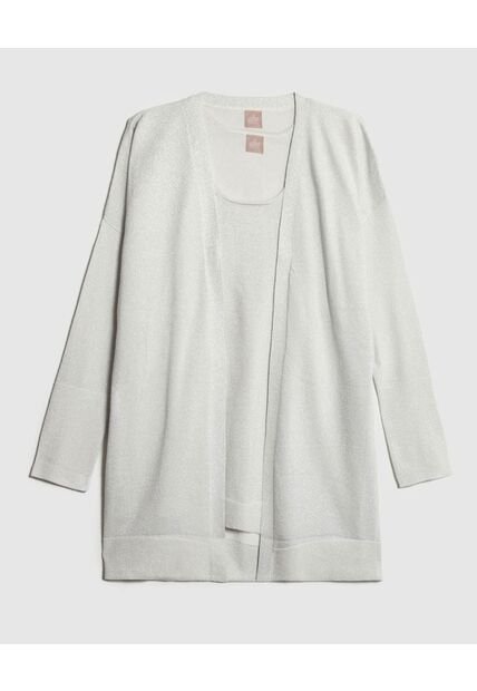 Saco Para Mujer Abierto Color Gris Marca Patprimo #14330226