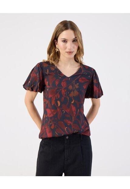 Blusa  Para Mujer Manga Corta Color Azul Marca Patprimo #30123639