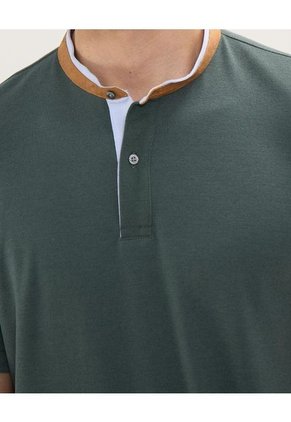 Polo Para Hombre Cuello Mao Sin Bolsillo Color Verde  Marca Patprimo #44112659