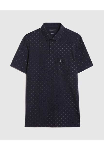 Polo Para Hombre Cuello Maquina Con Bolsillo Color Azul Oscuro Marca Patprimo #44112698