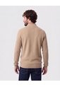 Suéter De  Con Cremallera Y Textura  Para Hombre Café Patprimo de Patprimo