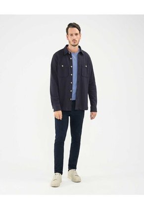 Camisa Para Hombre  Color Azul Oscuro Marca Patprimo #44013110