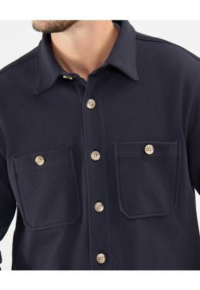 Camisa Para Hombre  Color Azul Oscuro Marca Patprimo #44013110