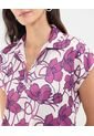 Blusa Para Mujer Manga Corta Color Morado Marca Patprimo #30123448 de Patprimo