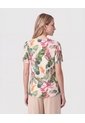 Blusa Con Cierre De Lazos   Para Mujer Verde Patprimo de Patprimo
