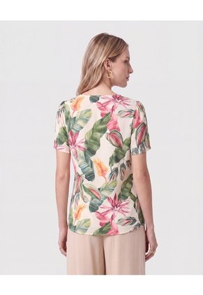 Blusa Con Cierre De Lazos   Para Mujer Verde Patprimo