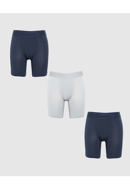 Set X3 Boxers Premium En Rib  X3 Para Hombre Negro Patprimo