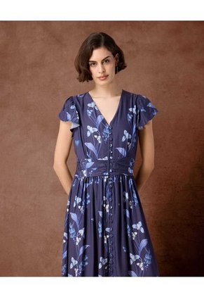 Vestido  Para Mujer M/C Largo Color Azul Marca Patprimo #30171095