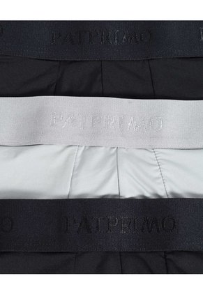 Set X3 Boxers Ajuste Ergonómico X3 Para Hombre Negro Patprimo