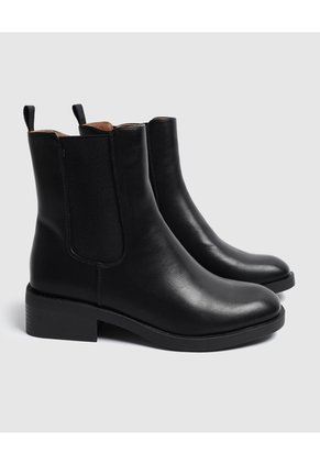 Botas Clásicas De Caña Media Para Mujer Negro Patprimo