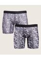 Boxer X2 Para Hombre Fleat Seamer Medio Color Gris Marca Patprimo #44000328 de Patprimo