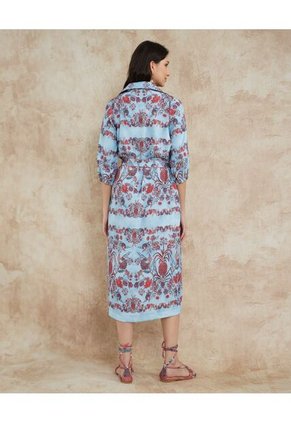 Vestido Para Mujer Manga 3/4 Color Azul Claro Marca Patprimo #30170996