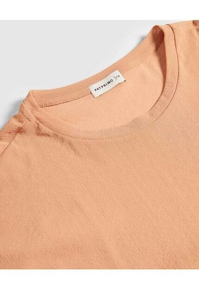 Camiseta Para Mujer Manga 3/4 Color Naranja Marca Patprimo #14091412