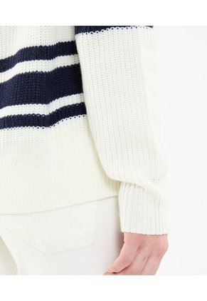 Saco Para Mujer Cuello Alto O Cuello Tortuga Color Crema Marca Patprimo #30330602