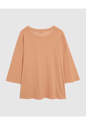 Camiseta Para Mujer Manga 3/4 Color Naranja Marca Patprimo #14091412