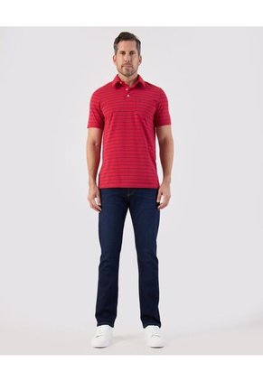 Polo  Para Hombre Cuello Maquina Con Bolsillo Color Rojo Marca Patprimo #44117234