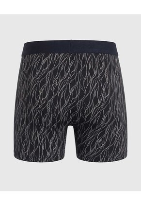 Bóxer Medio Con Estampado  X1 Para Hombre Negro Patprimo
