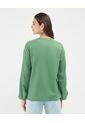 Blusa Para Mujer Manga Larga Color Verde Oscuro Marca Patprimo #30123468 de Patprimo