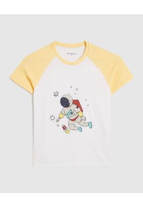 Pijama  Niño M/C P/L Color Amarillo Marca Patprimo #66040068