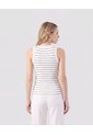 Camiseta Esqueleto En Rib   Para Mujer Blanco Patprimo de Patprimo