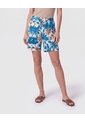 Bermuda Con Cintura Elástica   Para Mujer Azul Patprimo de Patprimo