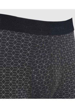 Boxer X1 Para Hombre Fleat Seamer Medio Color Negro Marca Patprimo #44000522