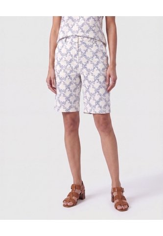 Bermudas Tiro Alto   Para Mujer Blanco Patprimo Patprimo