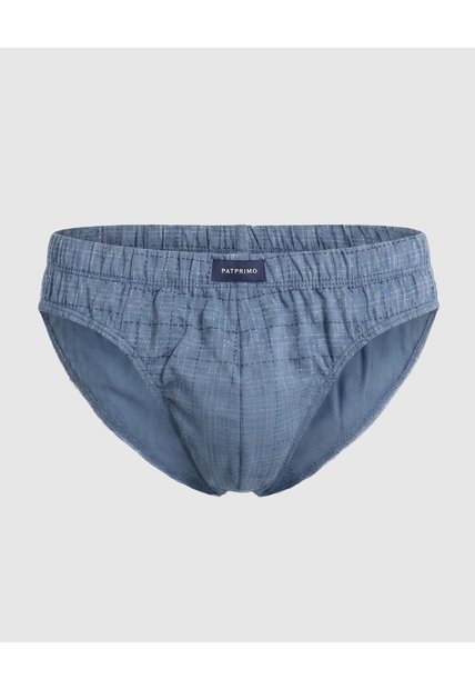 Boxer Corto Estampado  X1 Para Hombre Azul Patprimo