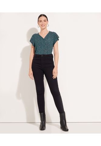 Jean Para Mujer Skinny Color Negro Marca Patprimo #30160337 Patprimo