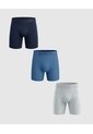 Set X3 Boxers Ajuste Ergonómico  X3 Para Hombre Negro Patprimo de Patprimo