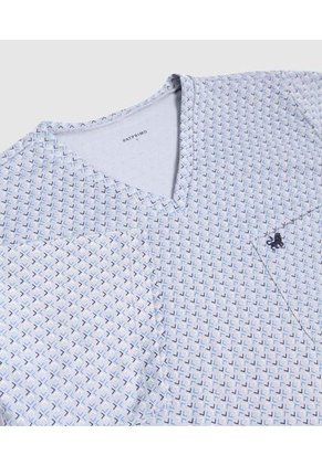 Pijama  Para Hombre M/C P/C Color Gris Marca Patprimo #44040202