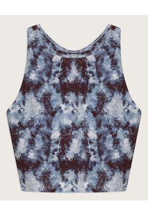 Top Para Mujer Cuello Redondo Color Azul  Marca Patprimo #30220084