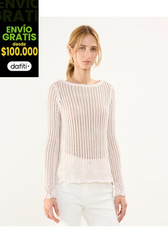 Saco Para Mujer Cuello Redondo Color Beige Marca Patprimo #30330589 Patprimo