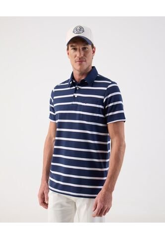 Polo  Para Hombre Cuello Maquina Con Bolsillo Color Azul Marca Patprimo #44112759 Patprimo