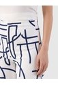 Pantalón Ajustado Tobillero   Para Mujer Blanco Patprimo de Patprimo