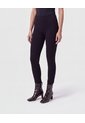 Leggins Con Alforzas Pretina   Para Mujer Negro Patprimo de Patprimo