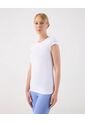 Camiseta Deportiva Manga Casco  Para Mujer Blanco Patprimo de Patprimo