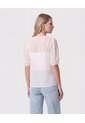 Blusa Mangas Transparentes   Para Mujer Blanco Patprimo de Patprimo