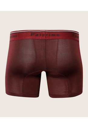 Boxer X1 Para Hombre Filete Medio Color Vino Marca Patprimo #44000433