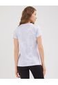 Camiseta Manga Corta Estampada  Para Mujer Crema Patprimo de Patprimo