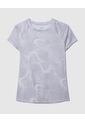 Camiseta Manga Corta Estampada  Para Mujer Crema Patprimo de Patprimo