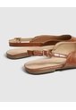 Zapato Destalonado Punta Fina   Para Mujer Café Patprimo de Patprimo
