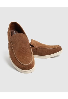 Mocasines Casuales Para Hombre Café Patprimo
